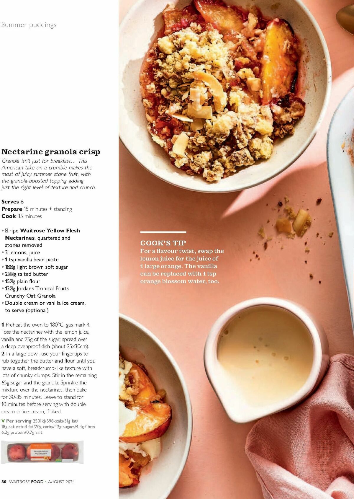 Waitrose Food Magazine August Offers from 1 August