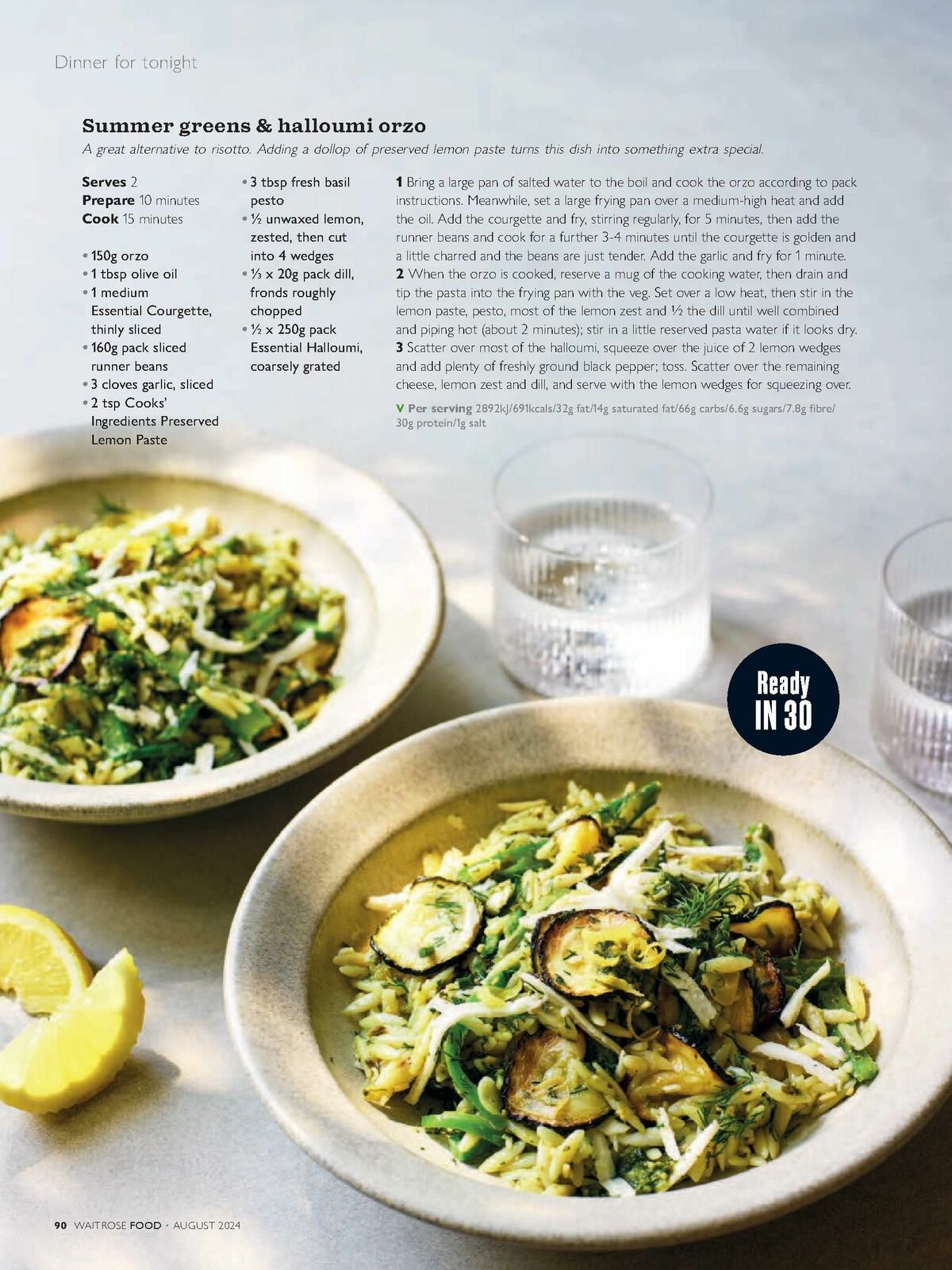 Waitrose Food Magazine August Offers from 1 August