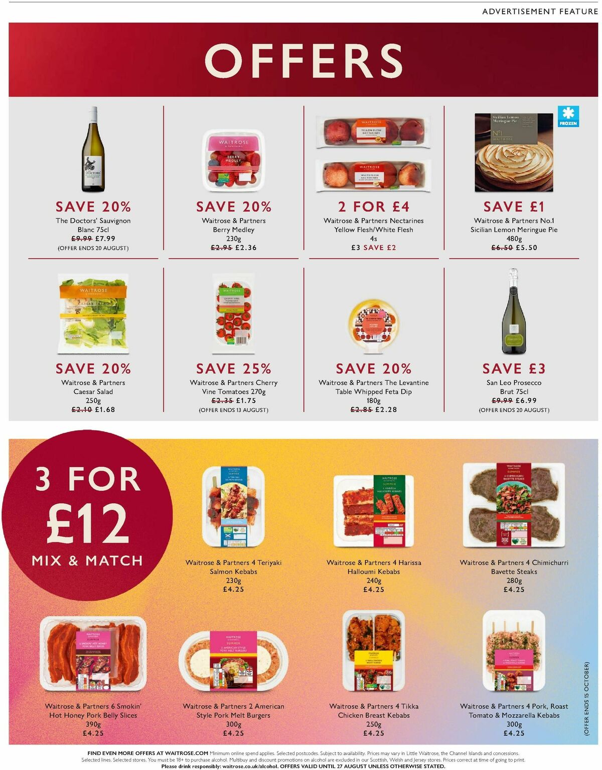 Waitrose Offers from 8 August