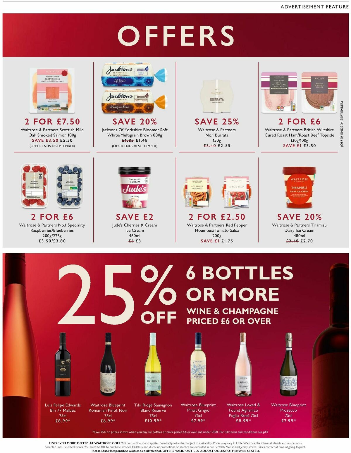 Waitrose Offers from 22 August