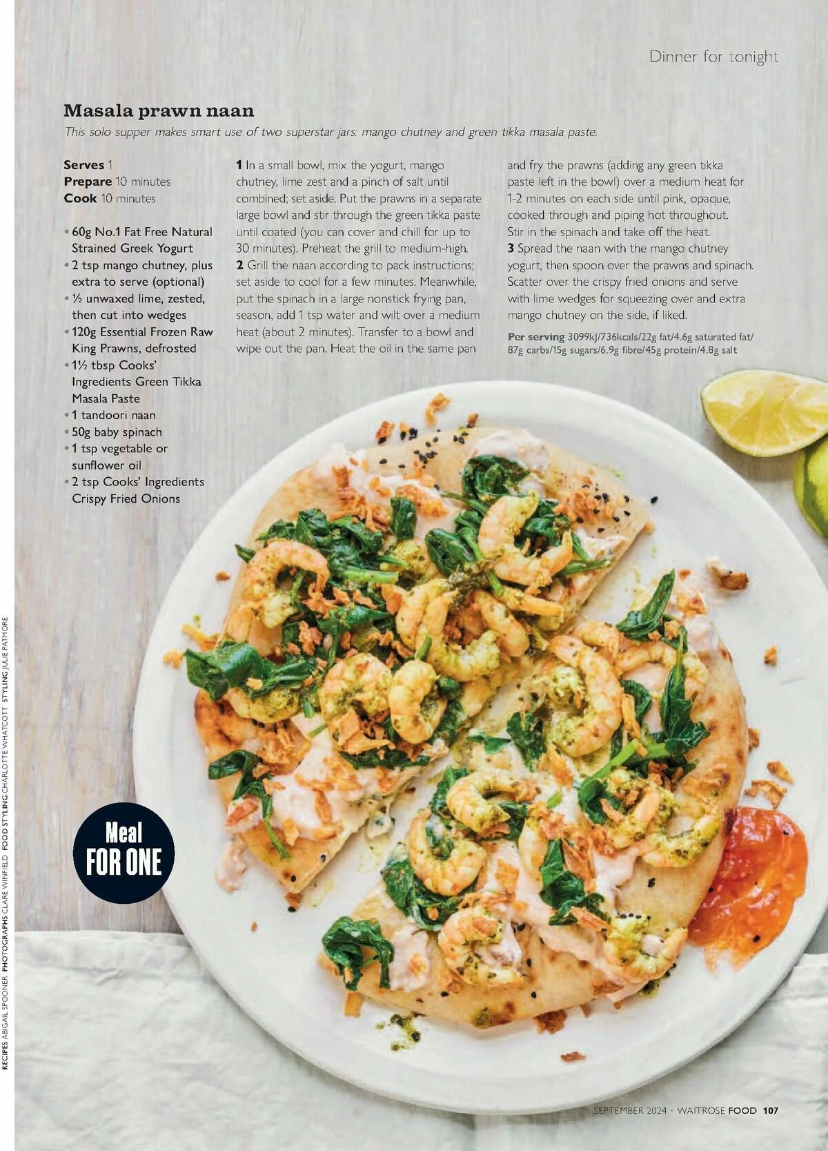 Waitrose Food Magazine September Offers from 1 September