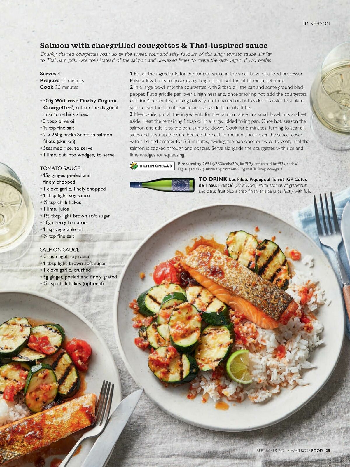 Waitrose Food Magazine September Offers from 1 September