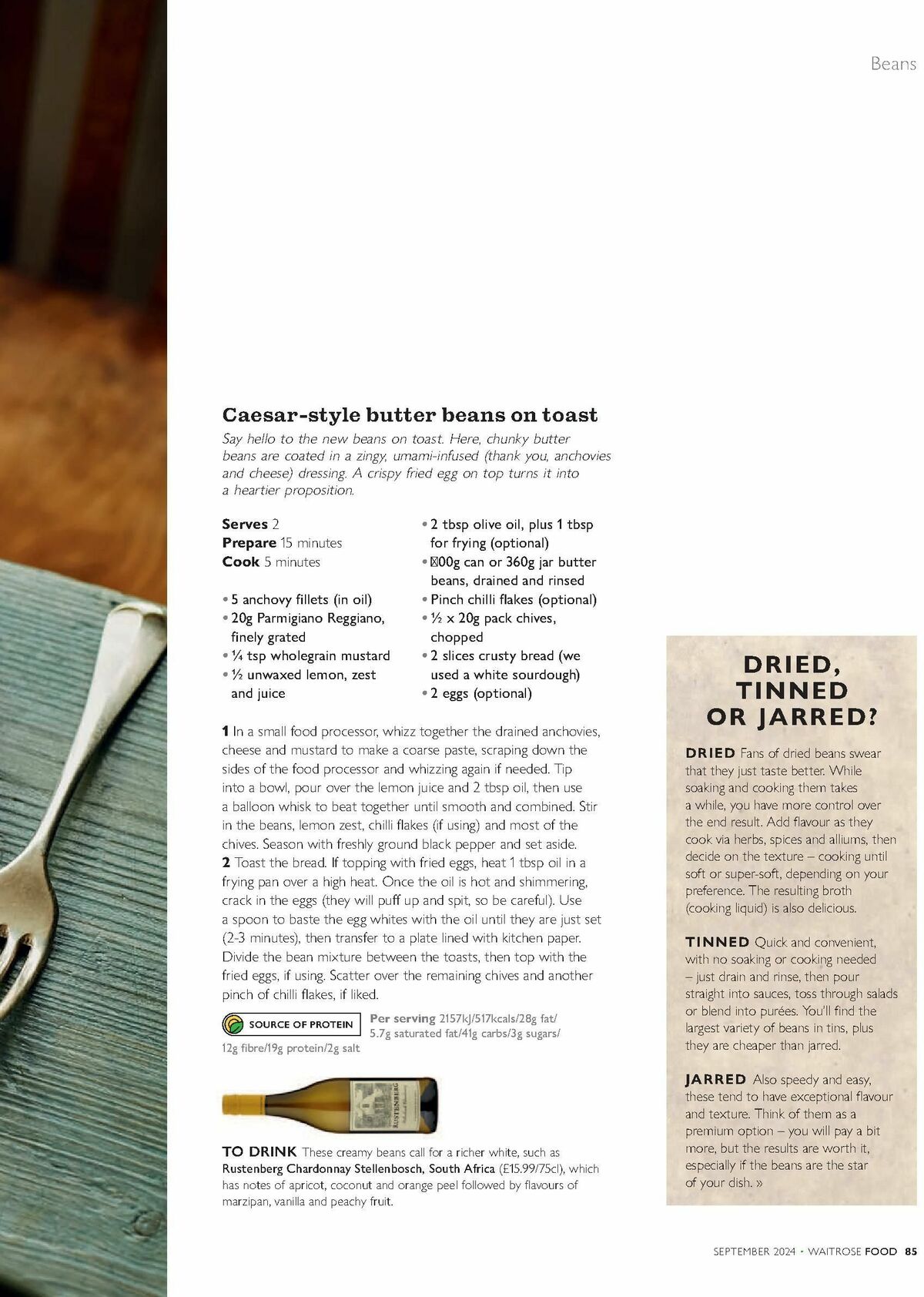 Waitrose Food Magazine September Offers from 1 September