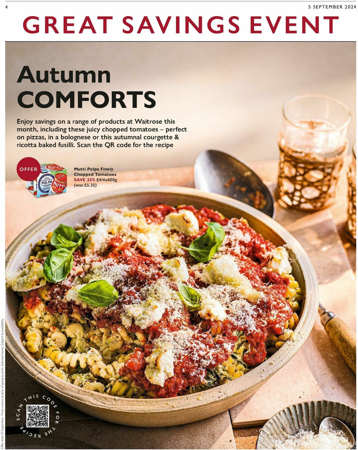 Waitrose Offers from 5 September