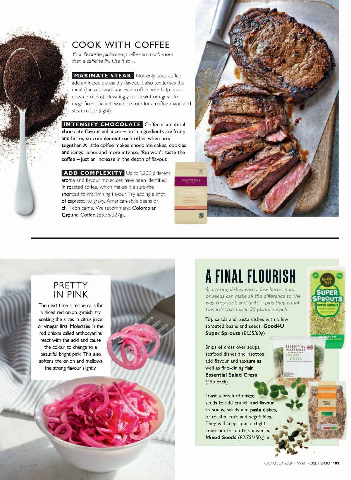 Waitrose Food Magazine October Offers from 1 October