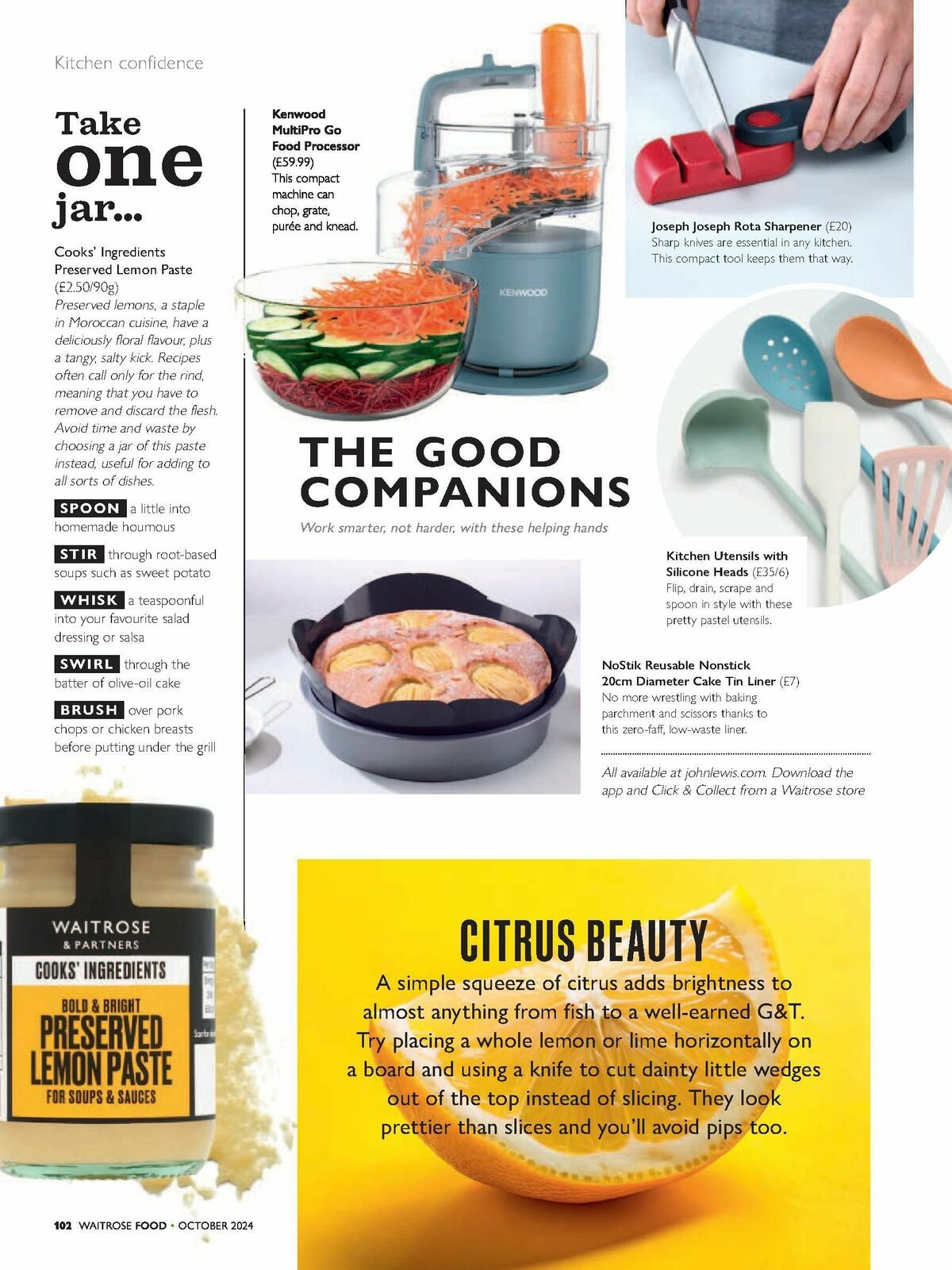 Waitrose Food Magazine October Offers from 1 October