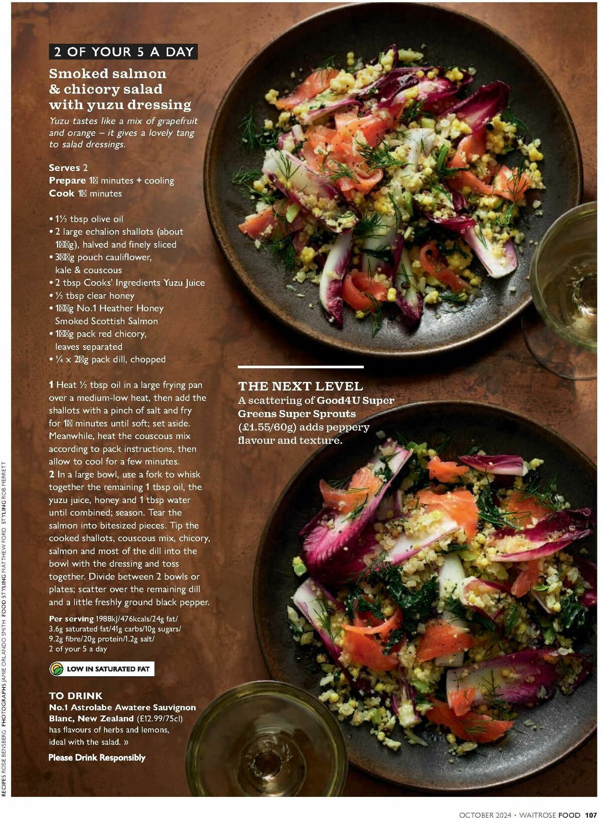 Waitrose Food Magazine October Offers from 1 October