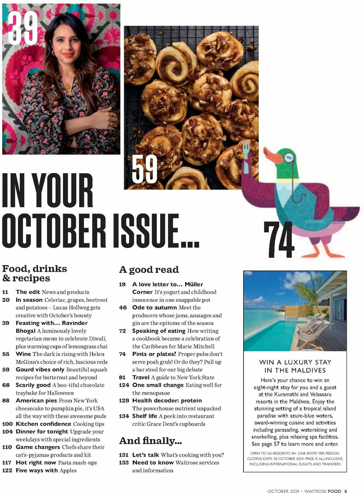 Waitrose Food Magazine October Offers from 1 October