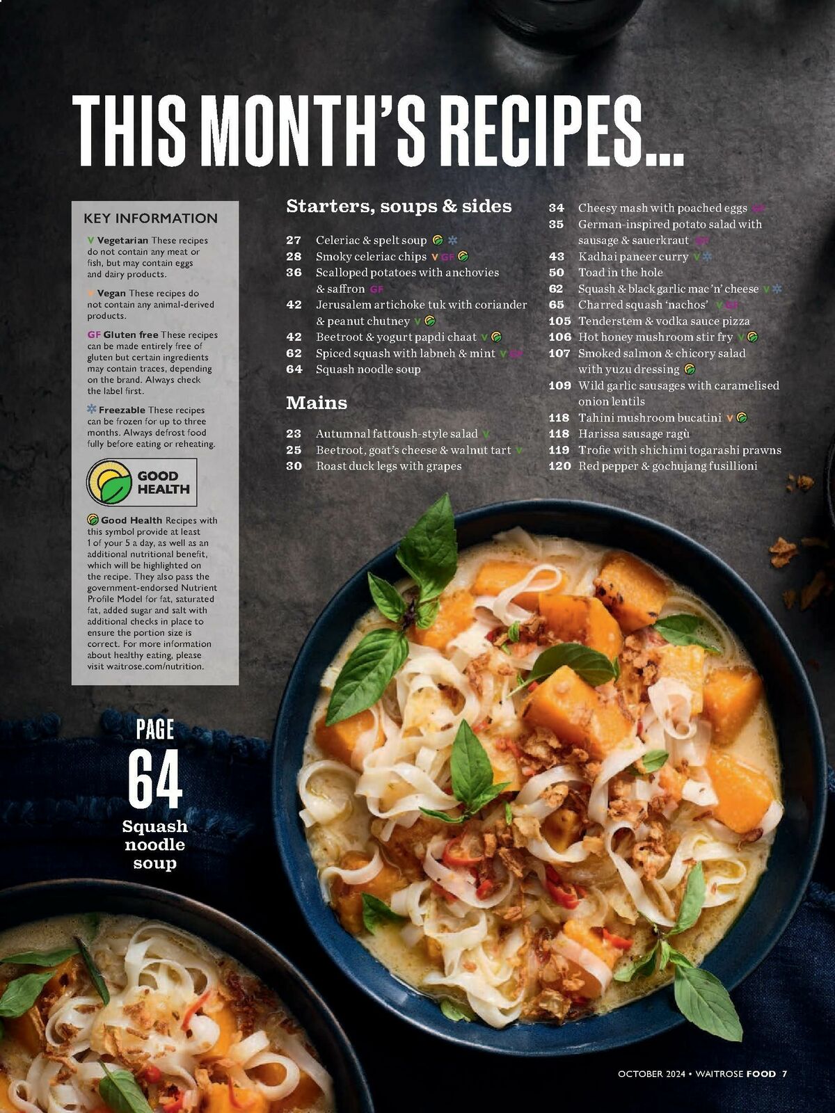 Waitrose Food Magazine October Offers from 1 October