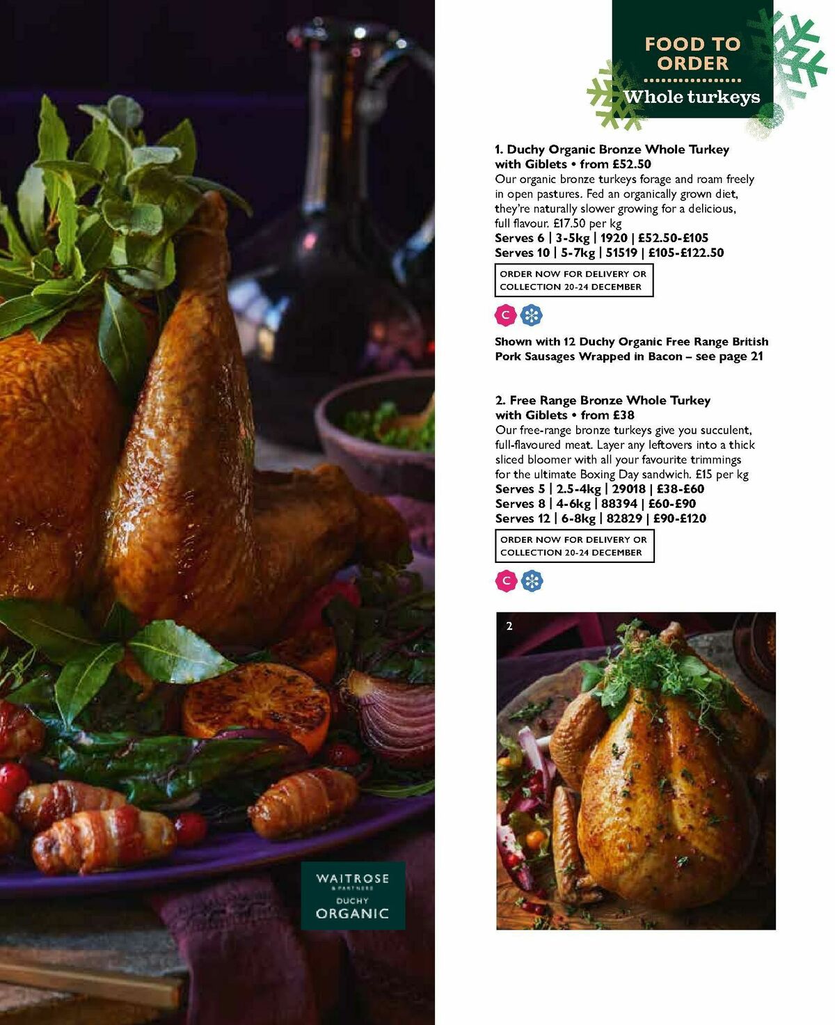 Waitrose Christmas Magazine Offers from 2 October