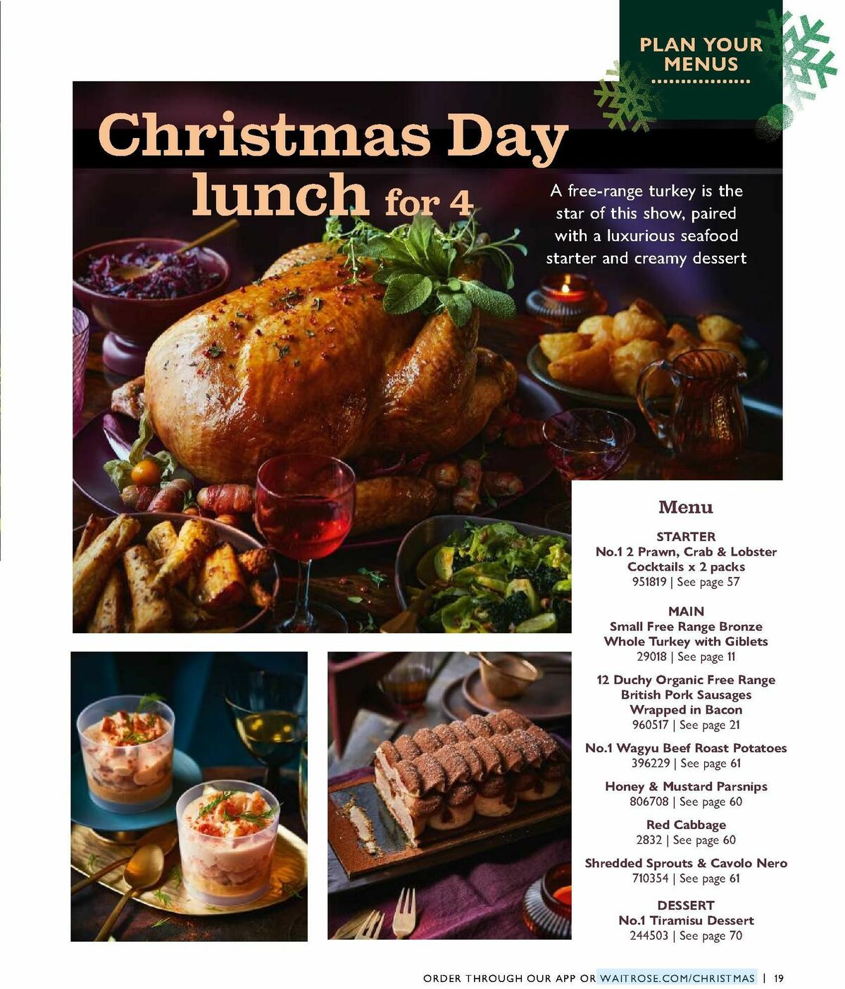 Waitrose Christmas Magazine Offers from 2 October