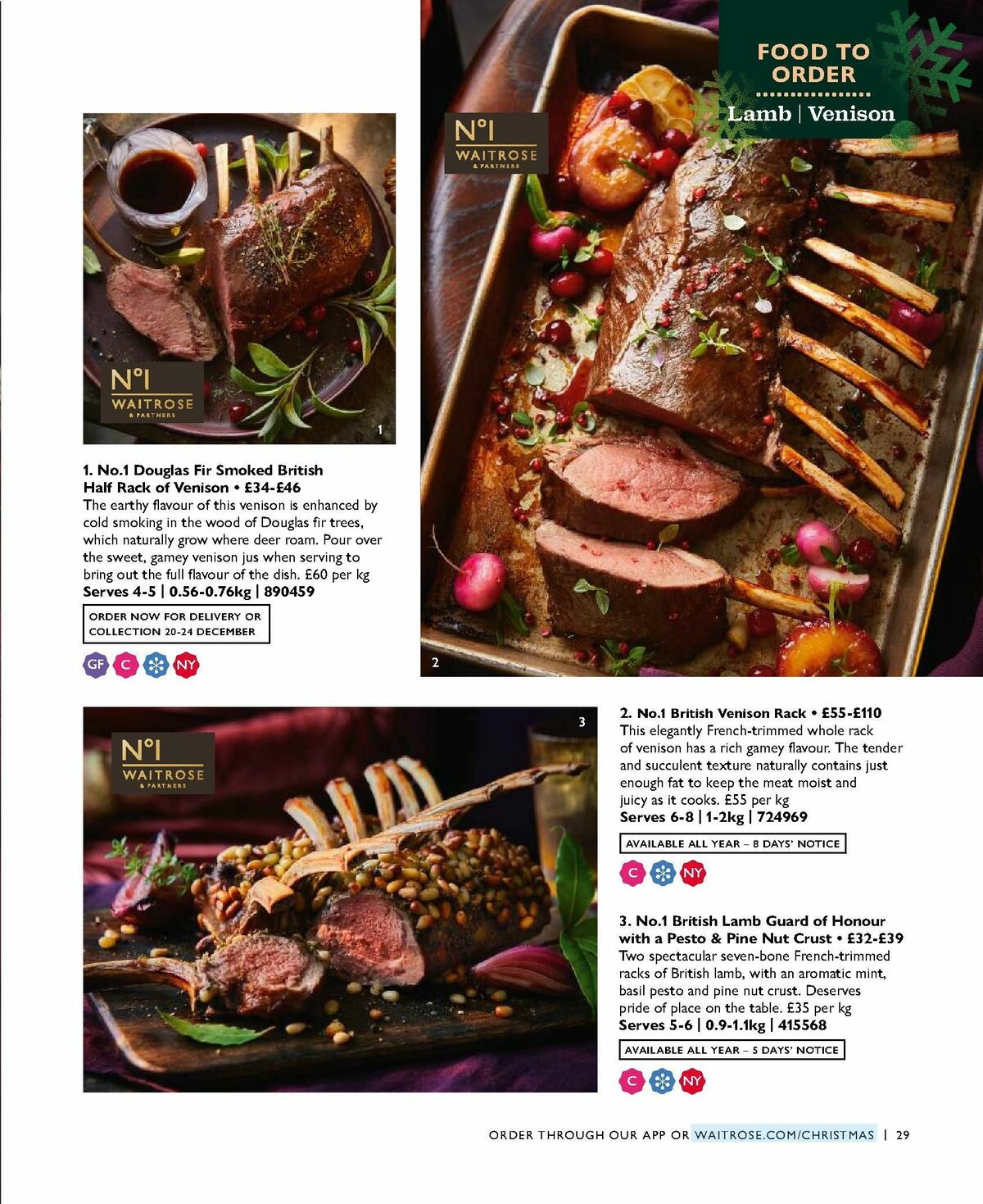 Waitrose Christmas Magazine Offers from 2 October