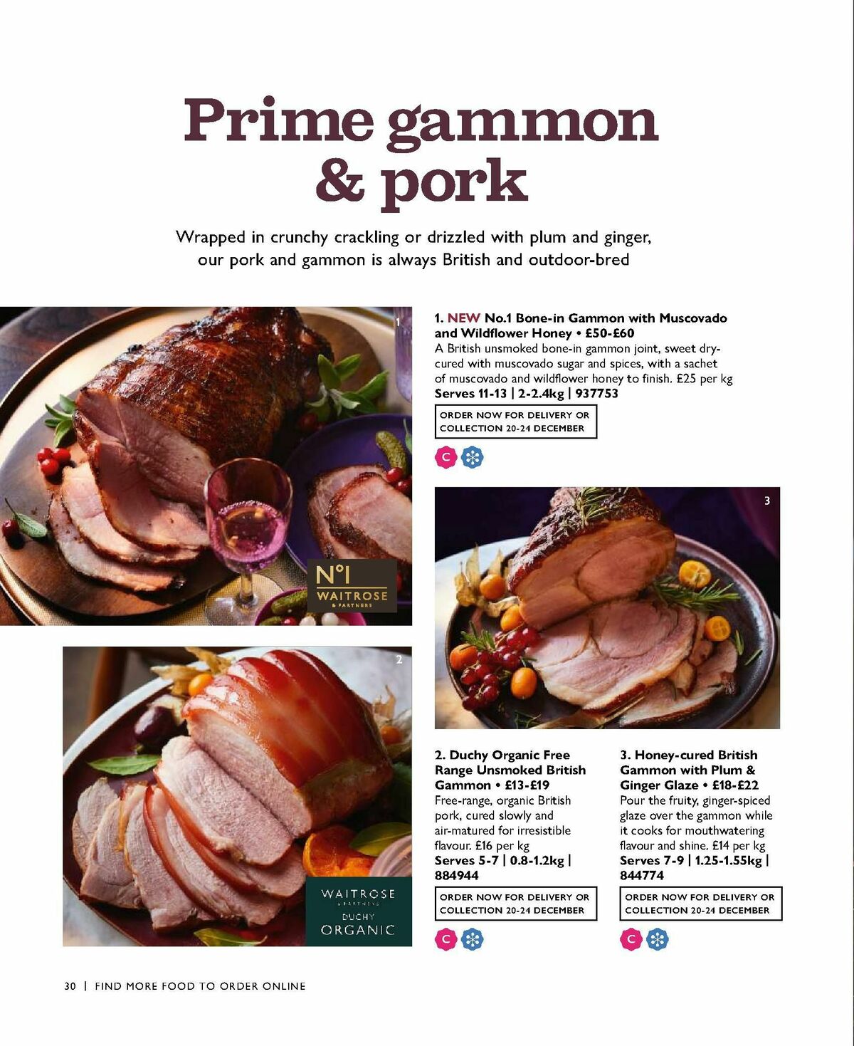 Waitrose Christmas Magazine Offers from 2 October