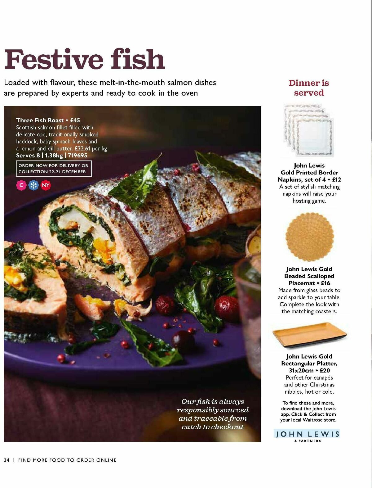 Waitrose Christmas Magazine Offers from 2 October