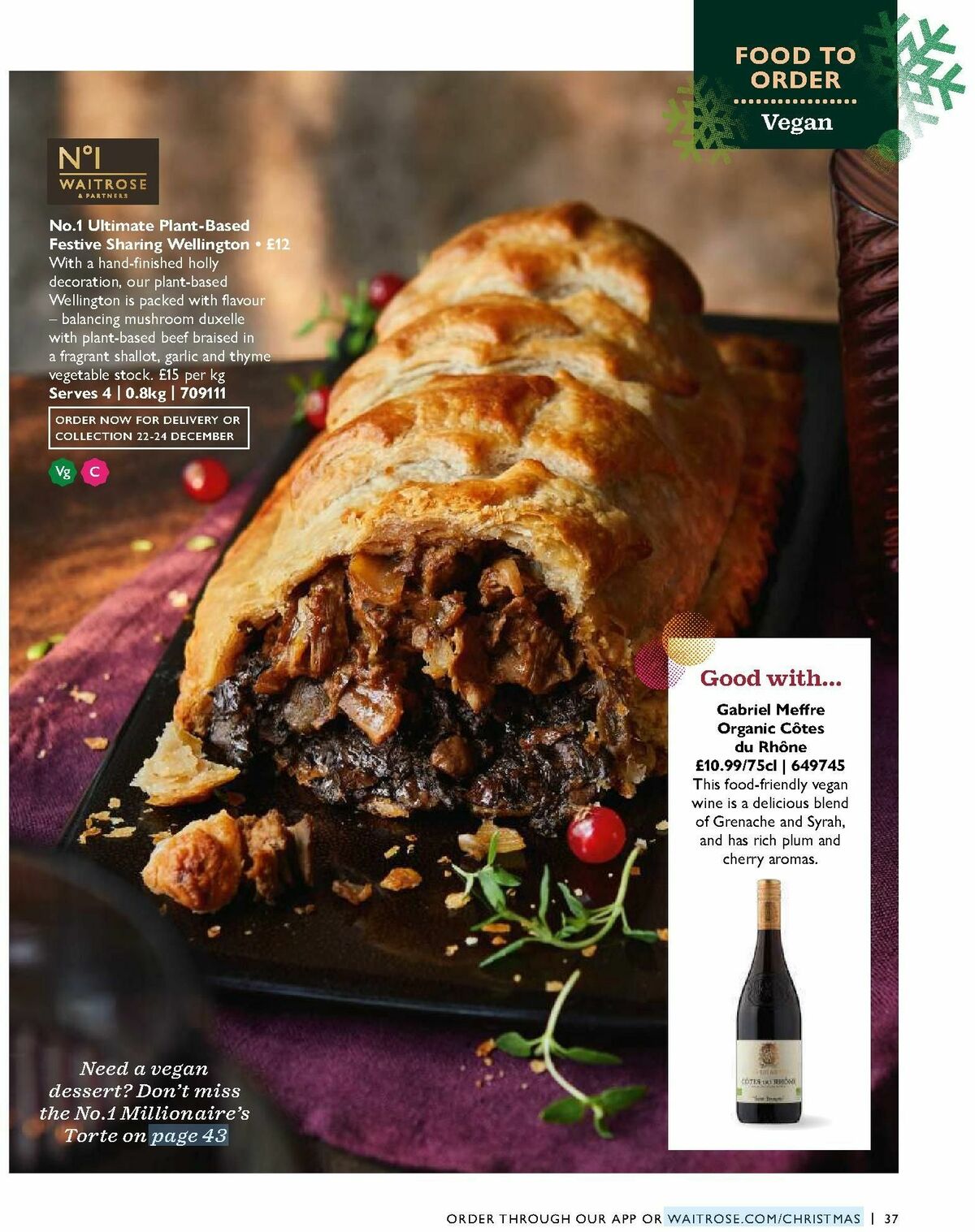 Waitrose Christmas Magazine Offers from 2 October