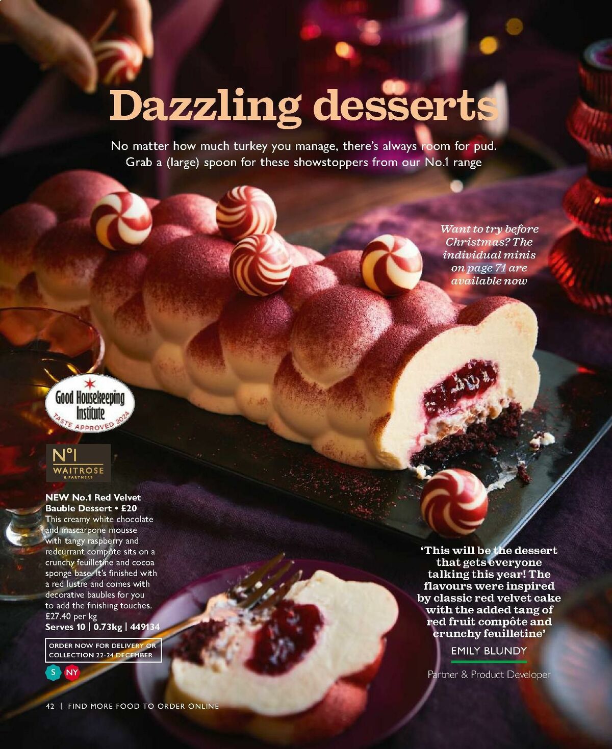 Waitrose Christmas Magazine Offers from 2 October