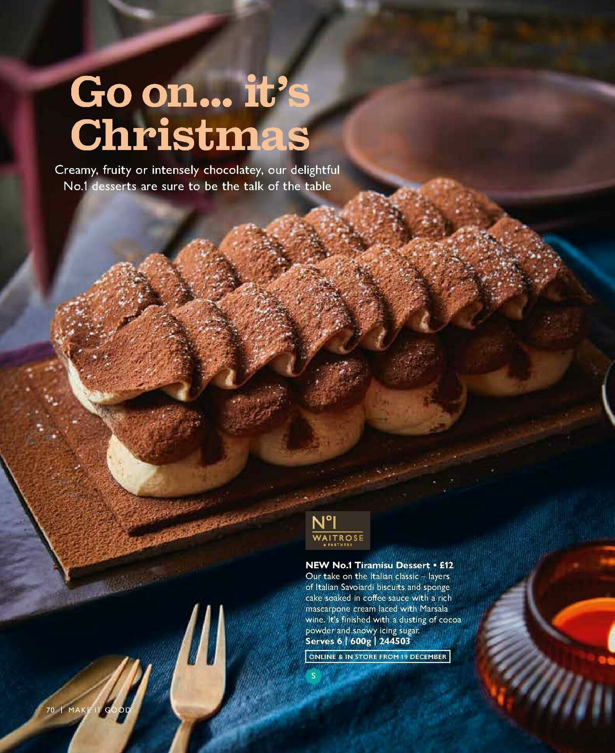 Waitrose Christmas Magazine Offers from 2 October