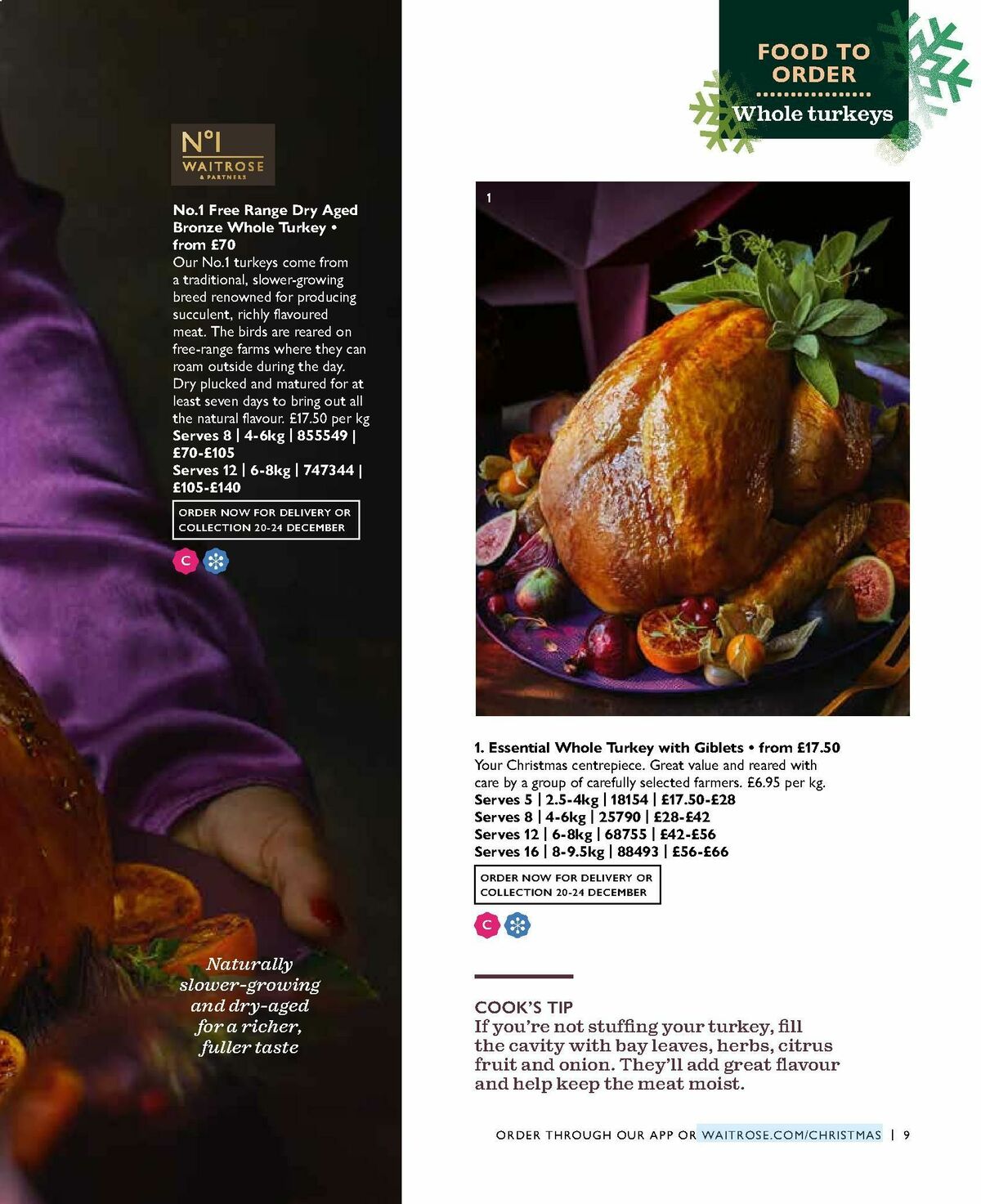 Waitrose Christmas Magazine Offers from 2 October