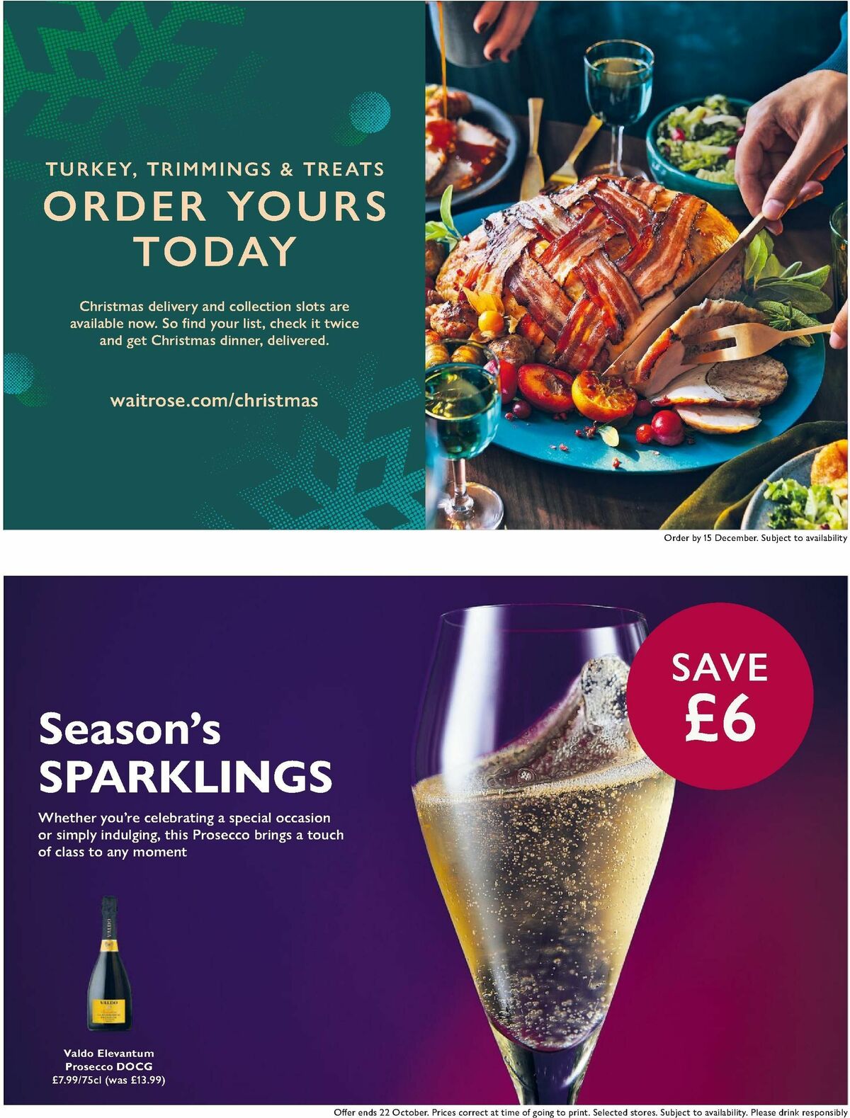 Waitrose Offers from 3 October