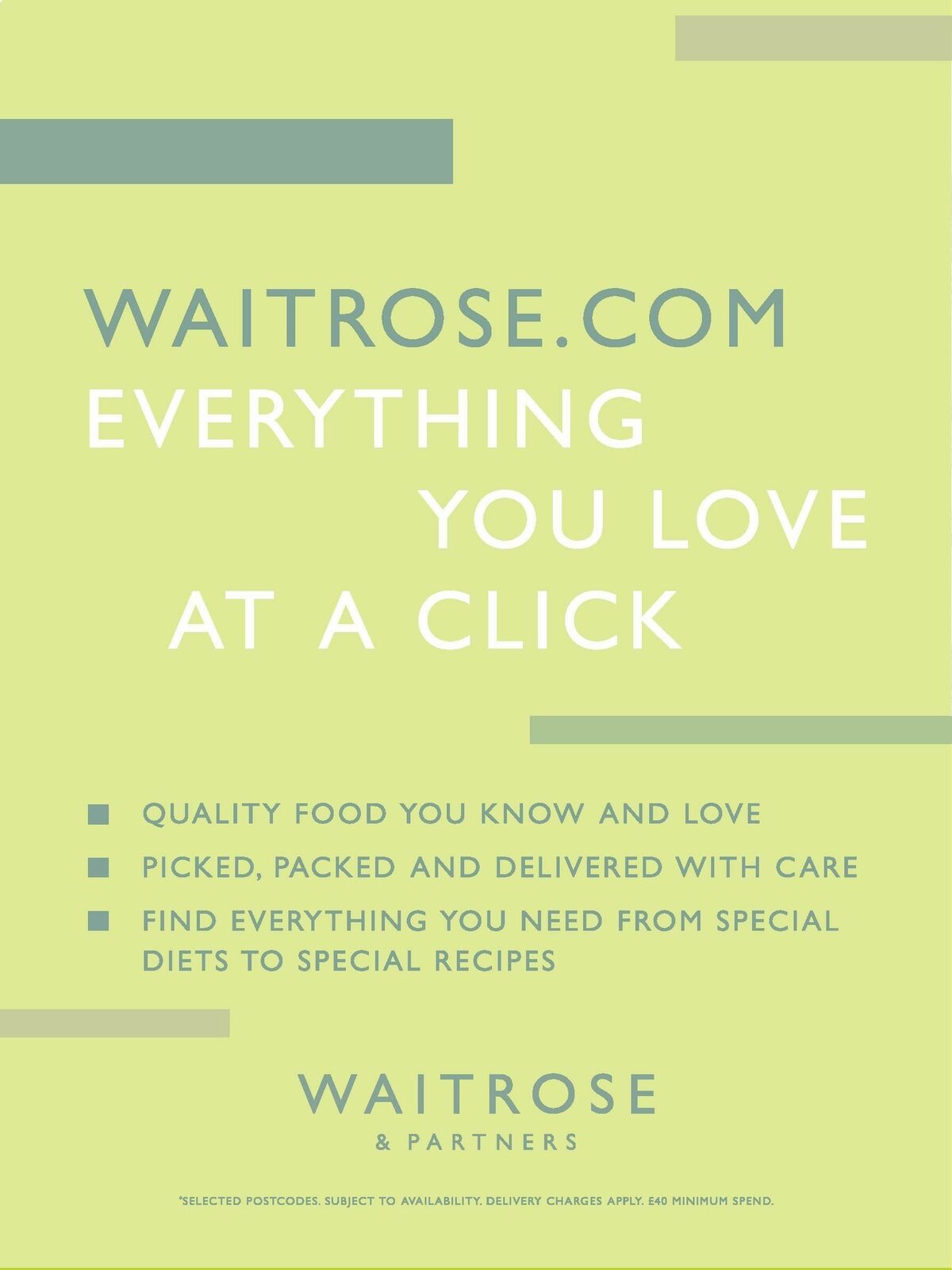 Waitrose Food Magazine November Offers from 1 November