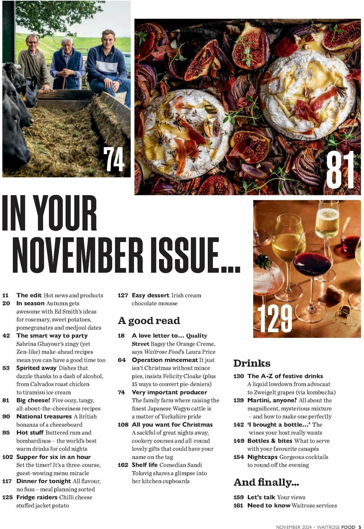 Waitrose Food Magazine November Offers from 1 November