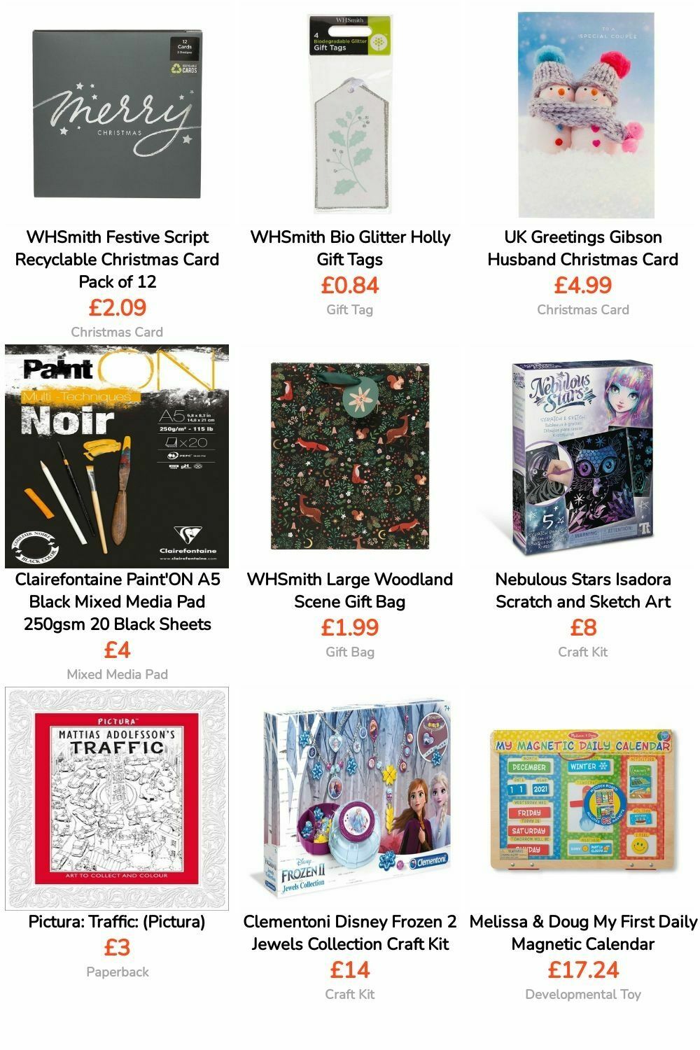 WHSmith Offers from 9 January