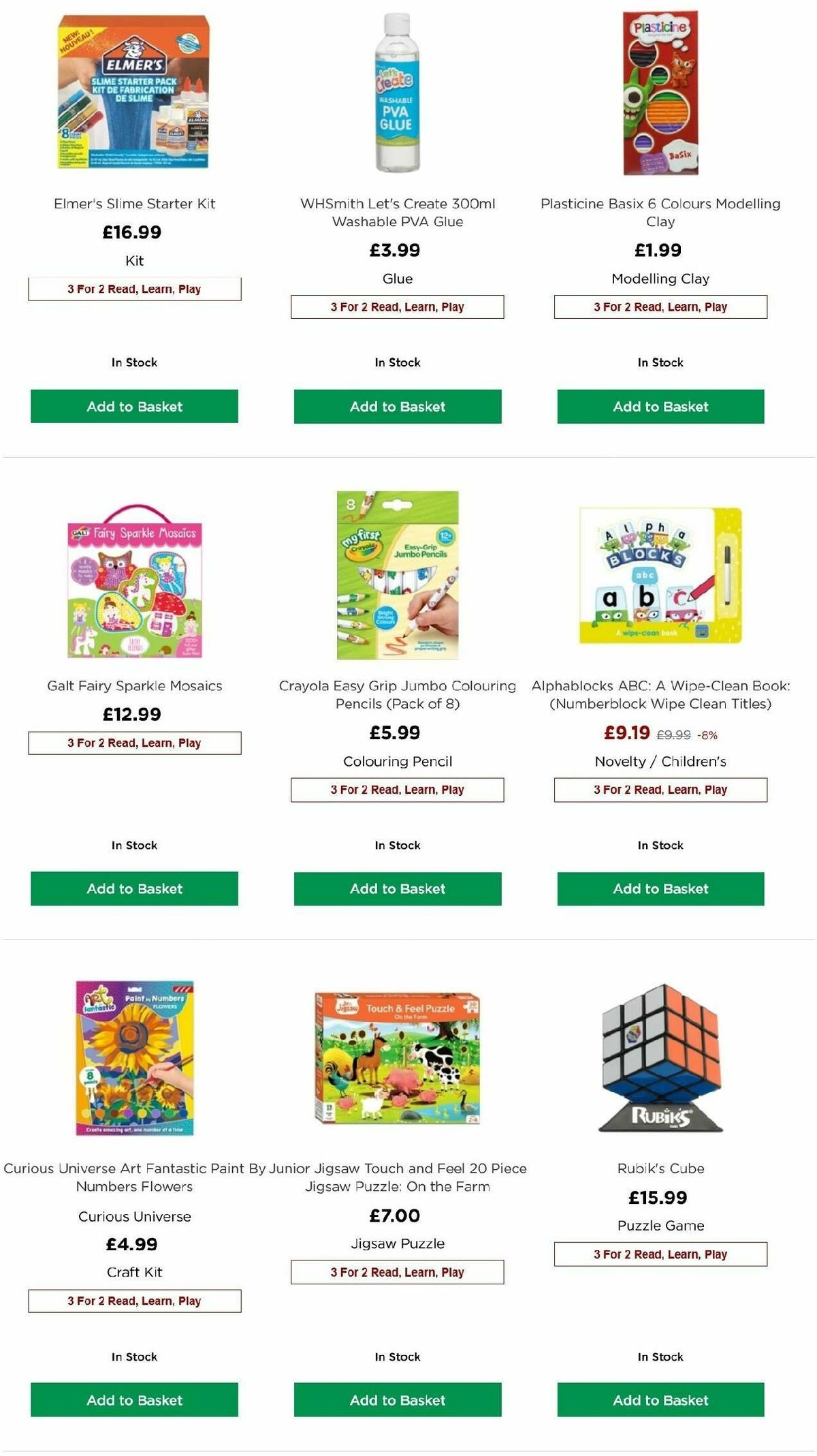 WHSmith Offers from 9 April