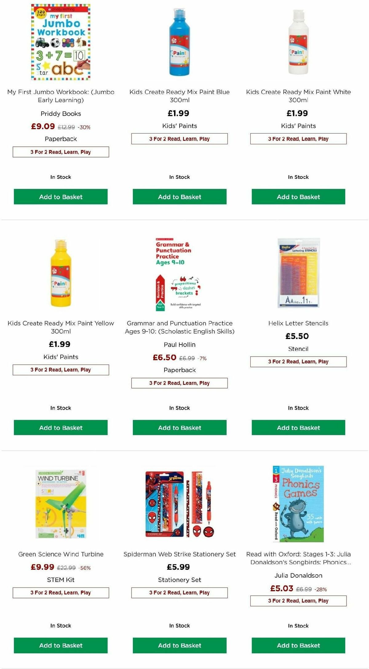 WHSmith Offers from 9 April