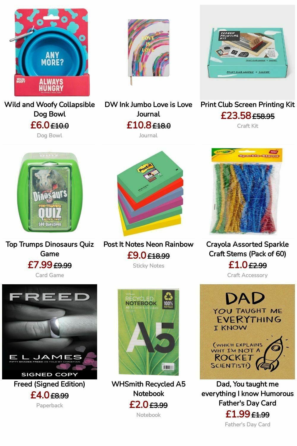 WHSmith Offers from 7 May