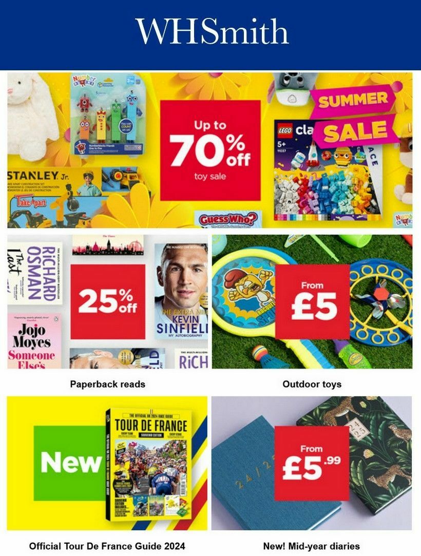 WHSmith Offers from 4 June