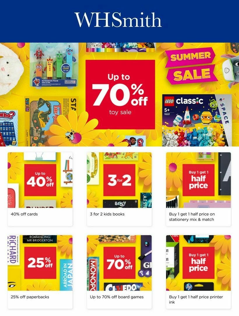 WHSmith Offers from 11 June