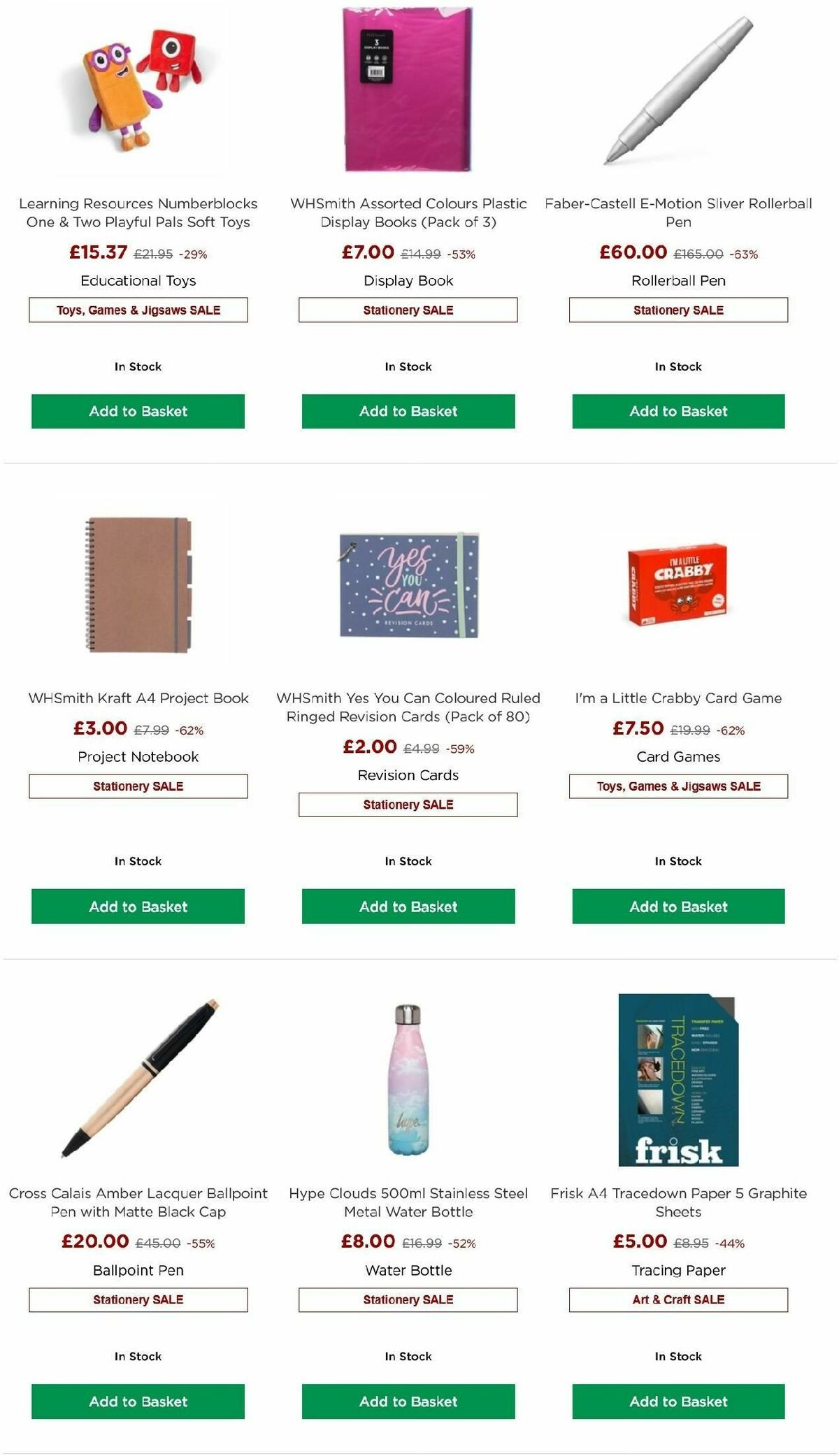 WHSmith Offers from 11 June