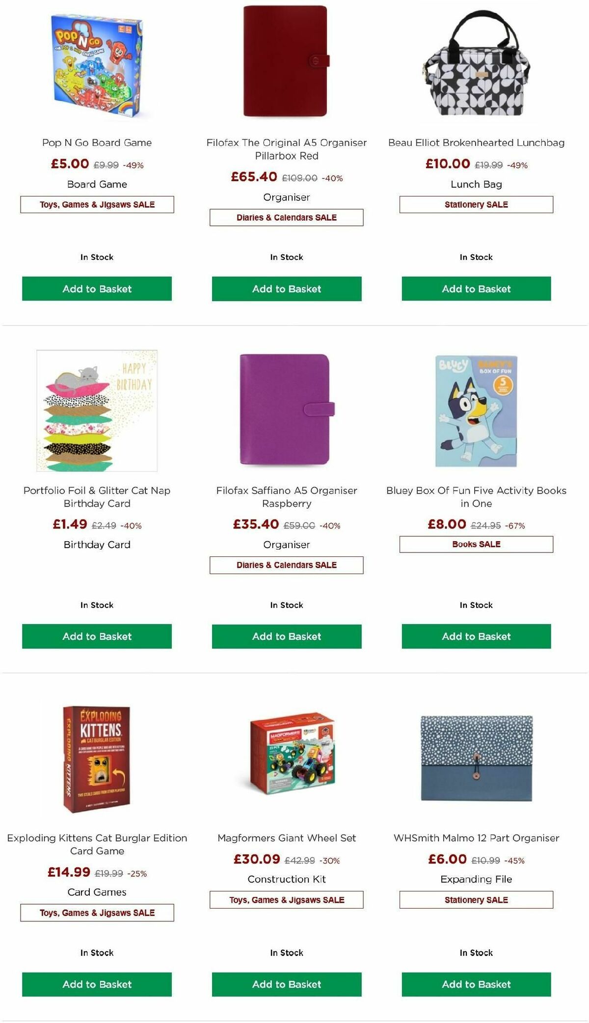 WHSmith Offers from 11 June