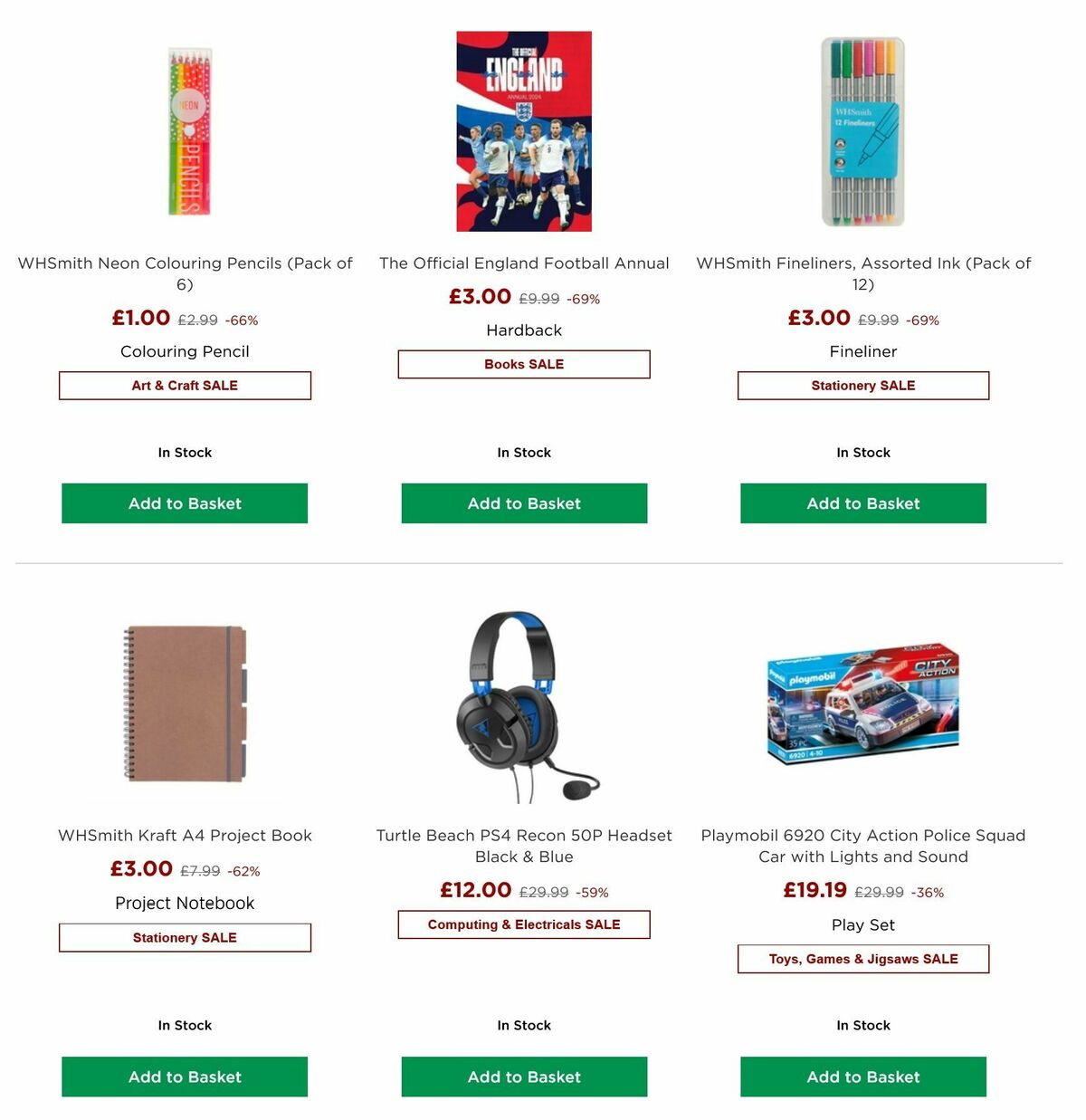 WHSmith Offers from 18 June