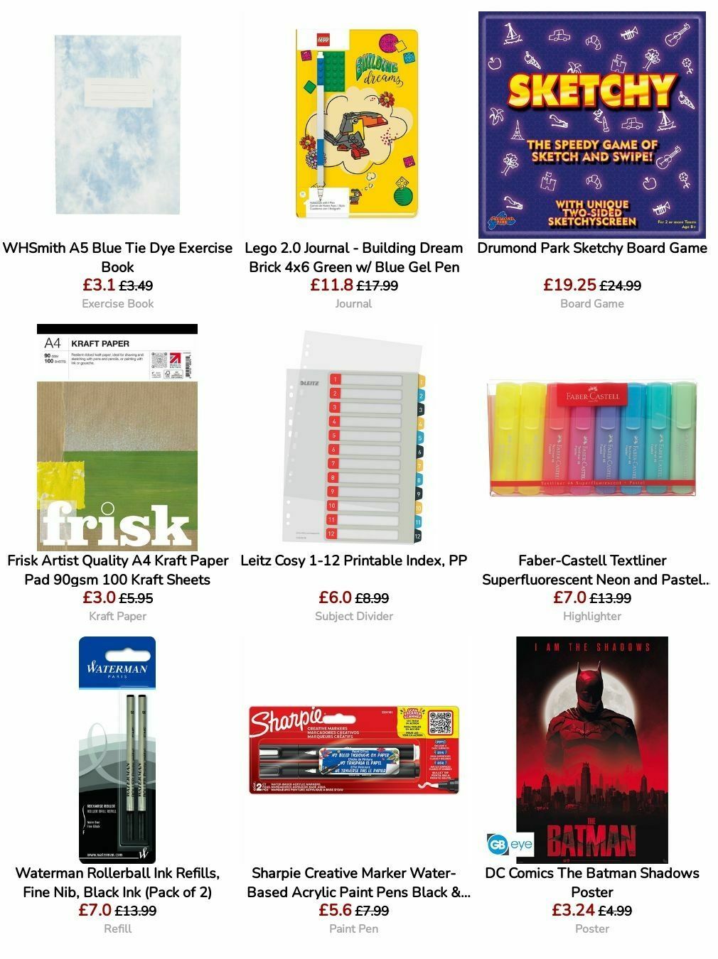 WHSmith Offers from 9 July