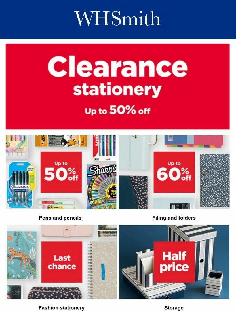 WHSmith Offers from 30 July