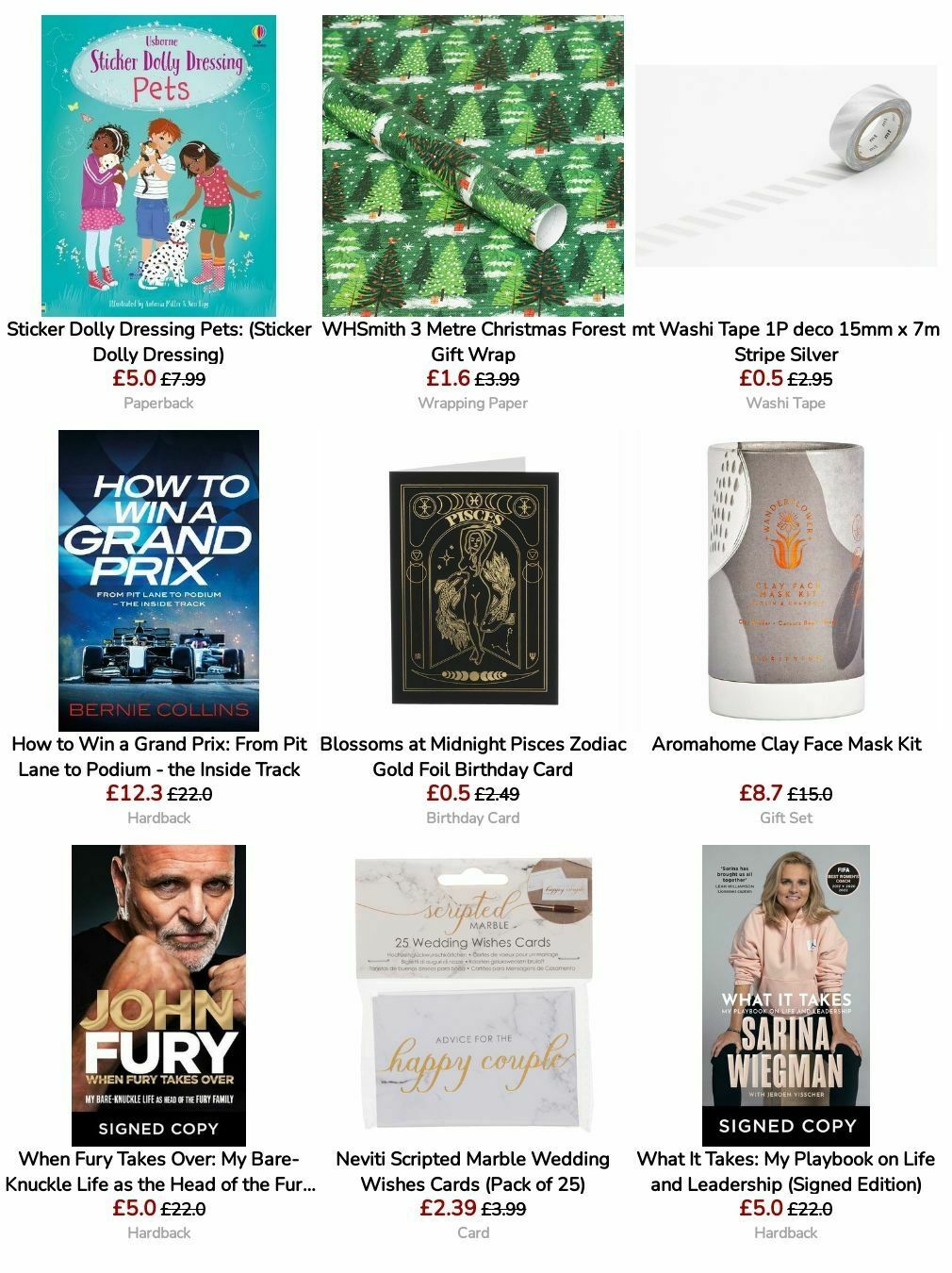 WHSmith Offers from 6 August