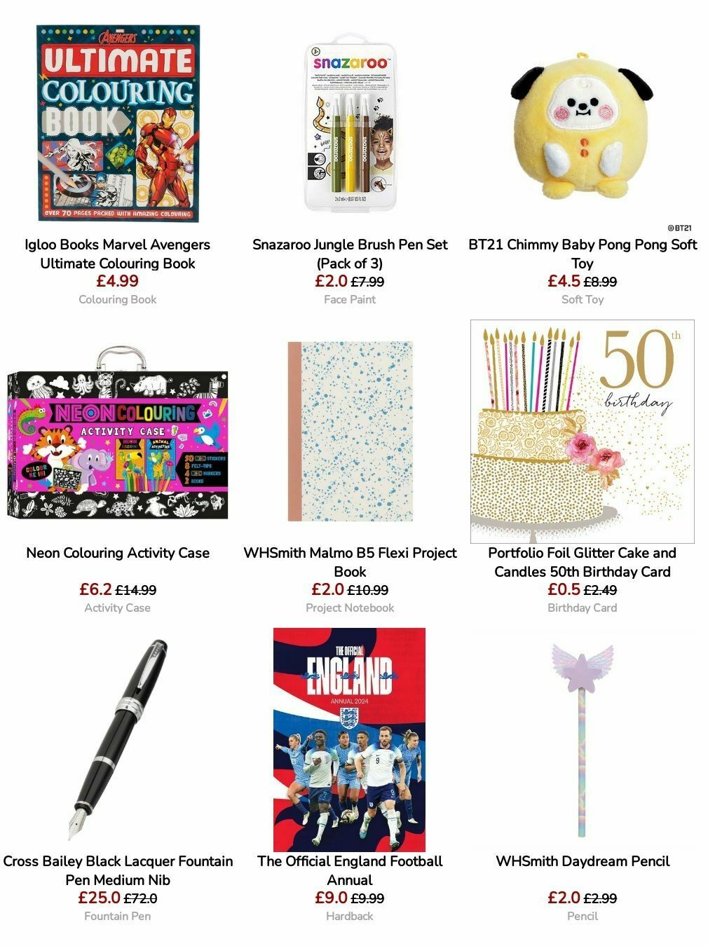 WHSmith Offers from 6 August