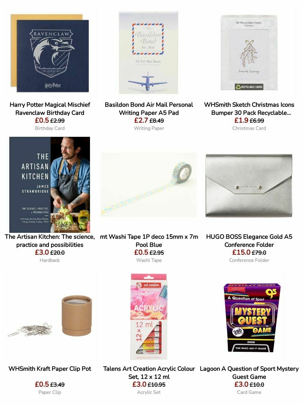 WHSmith Offers from 6 August