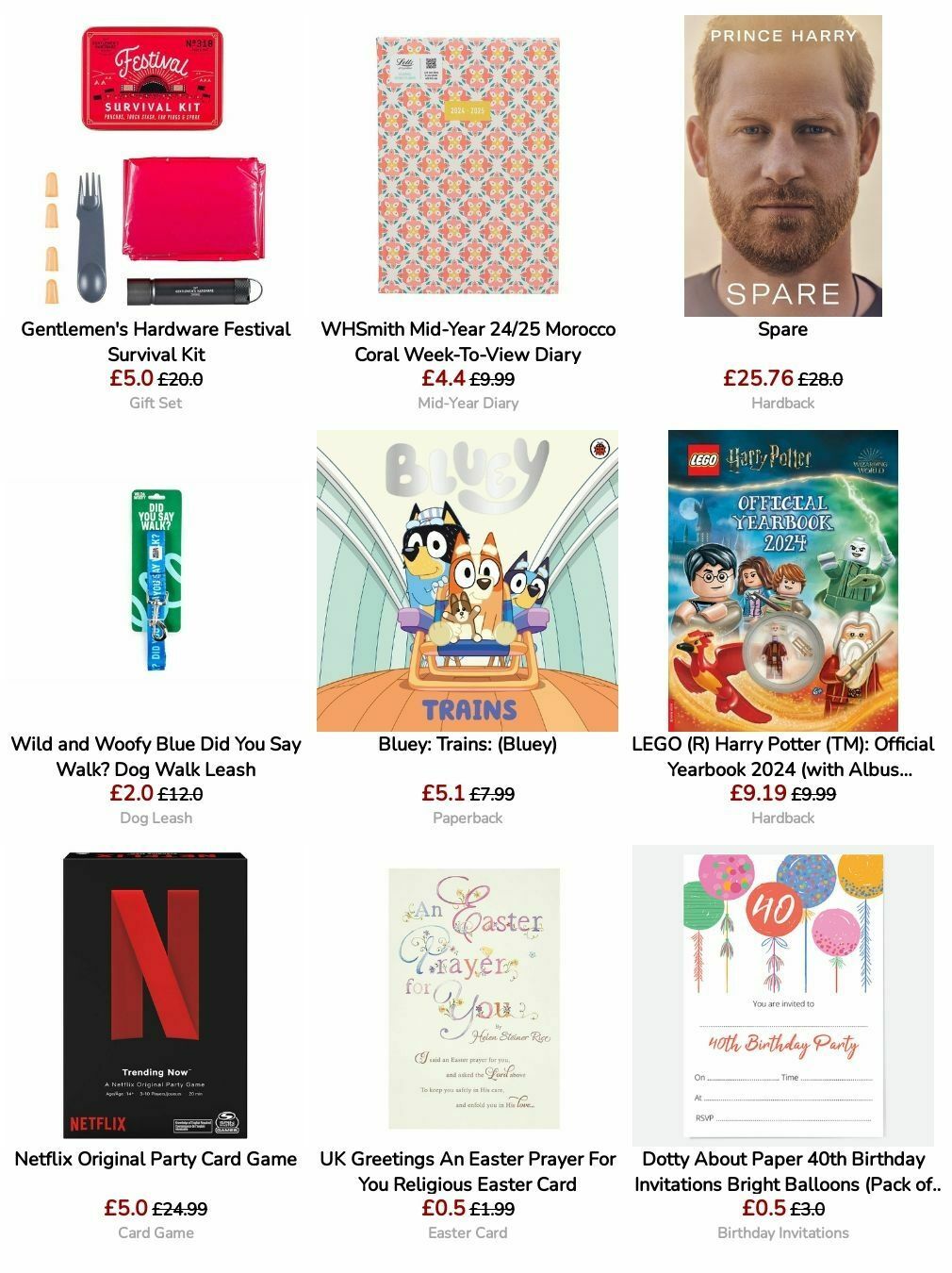 WHSmith Offers from 13 August