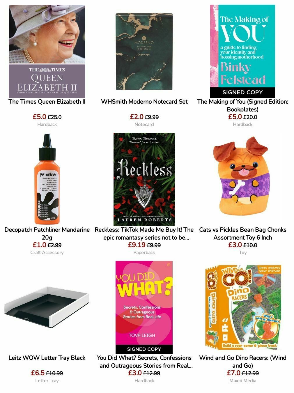 WHSmith Offers from 13 August