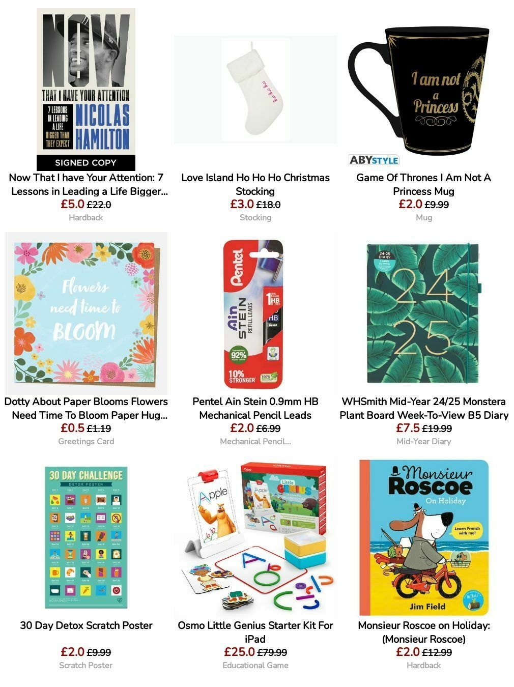 WHSmith Offers from 13 August