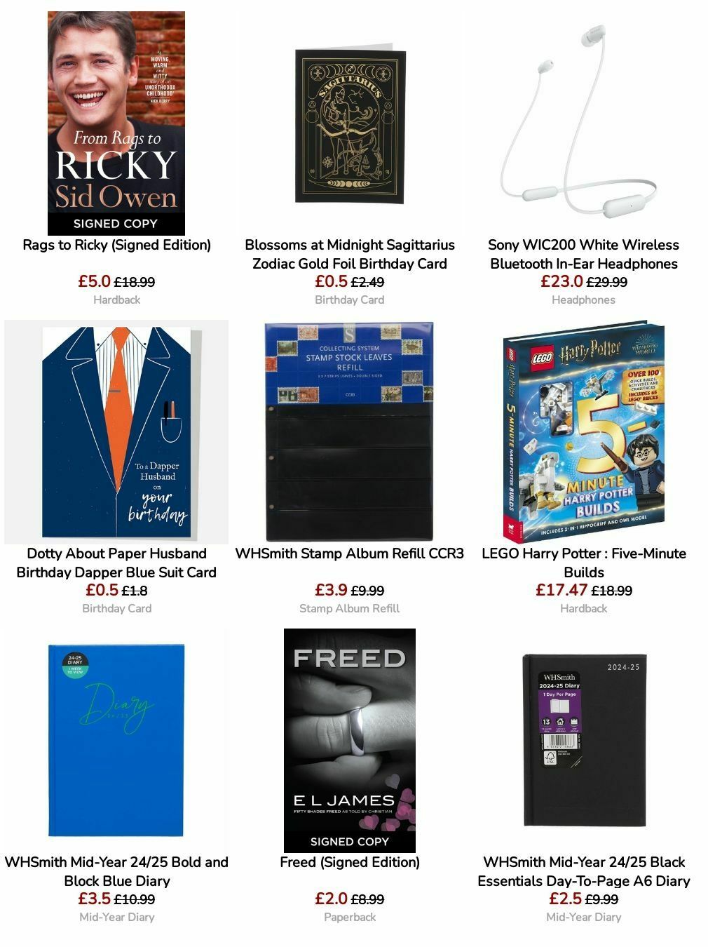 WHSmith Offers from 13 August