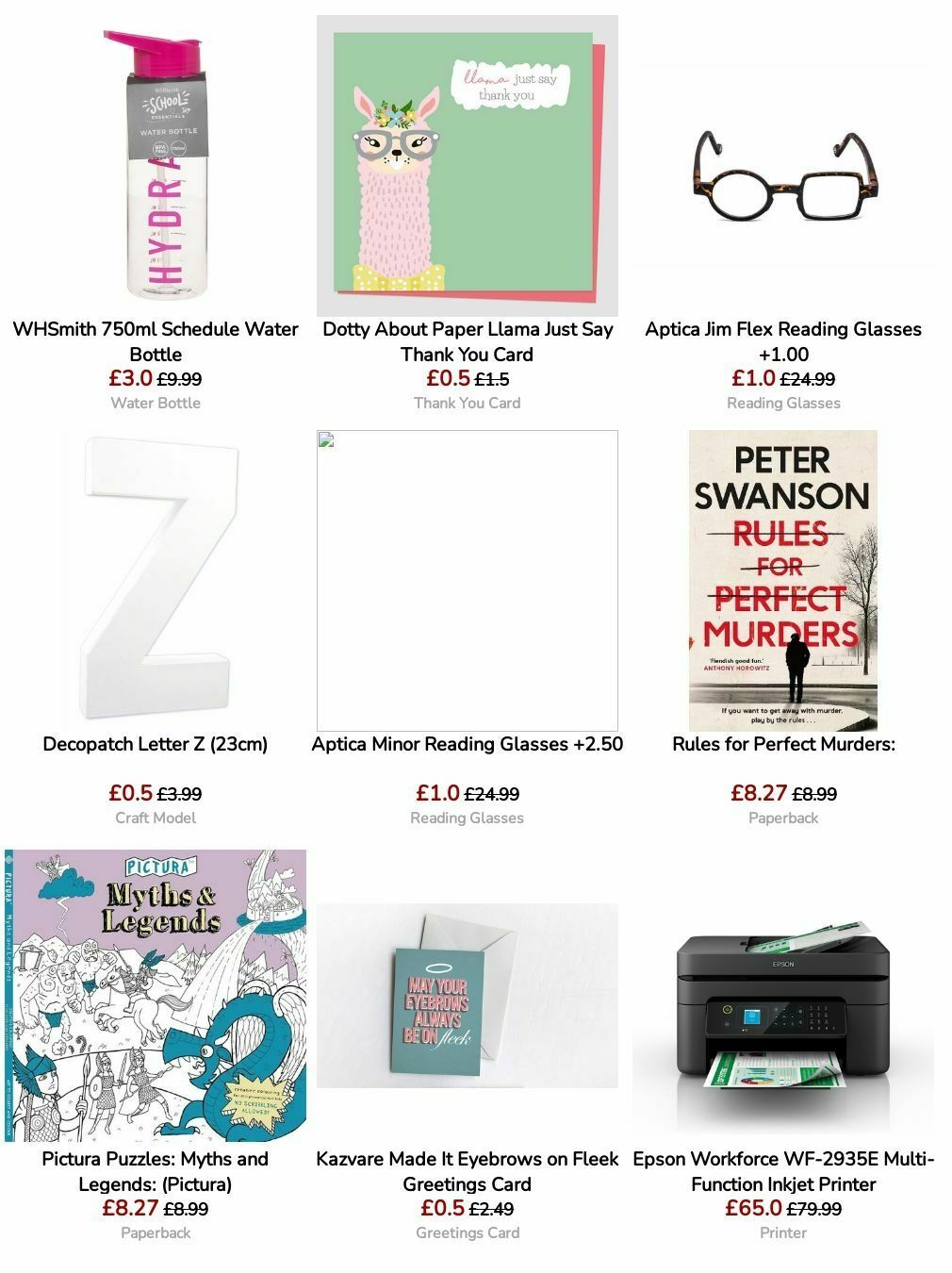 WHSmith Offers from 20 August