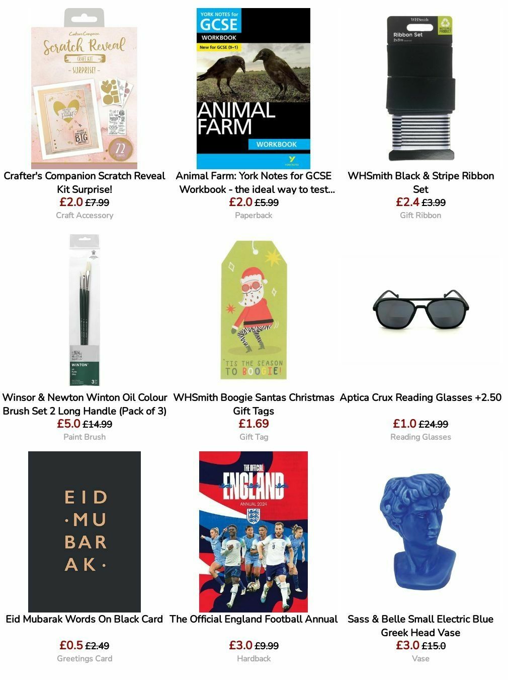 WHSmith Offers from 20 August