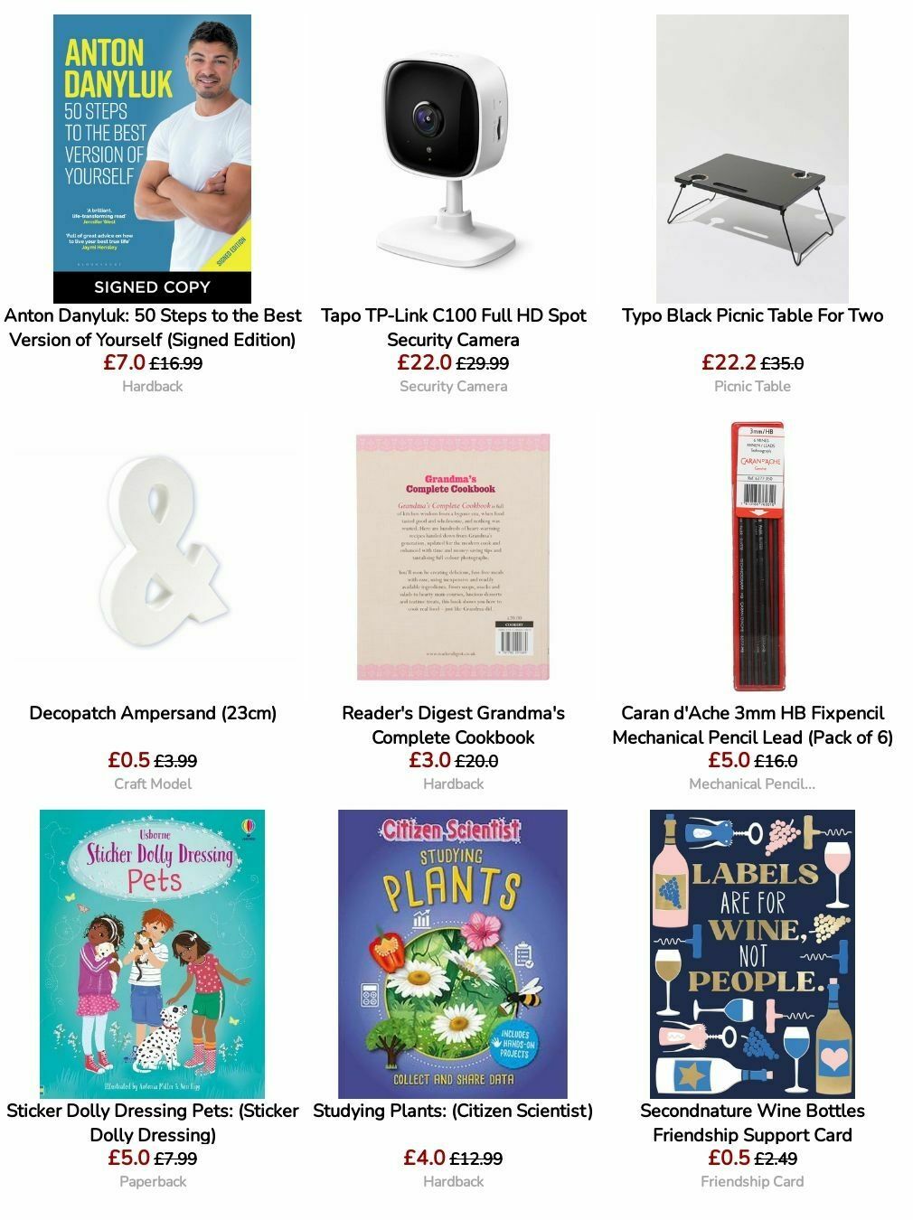 WHSmith Offers from 20 August