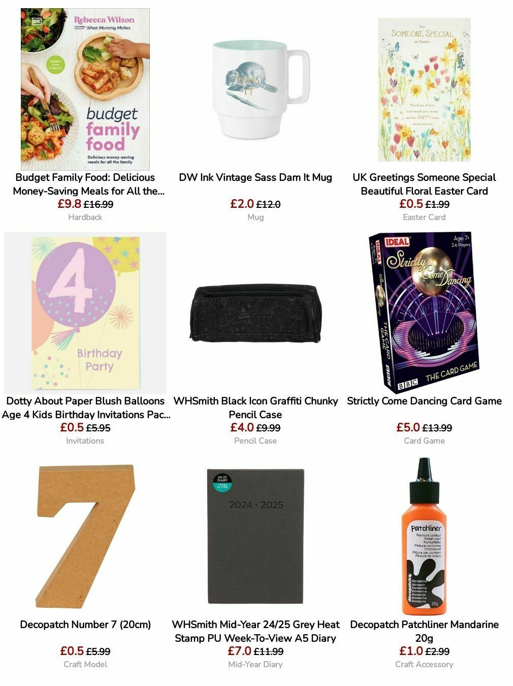 WHSmith Offers from 20 August