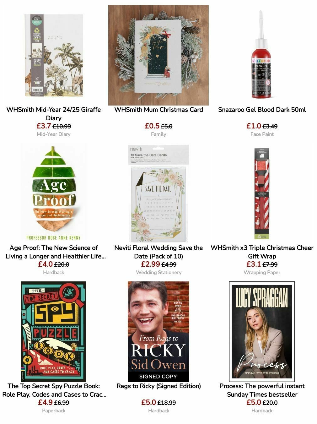 WHSmith Offers from 20 August