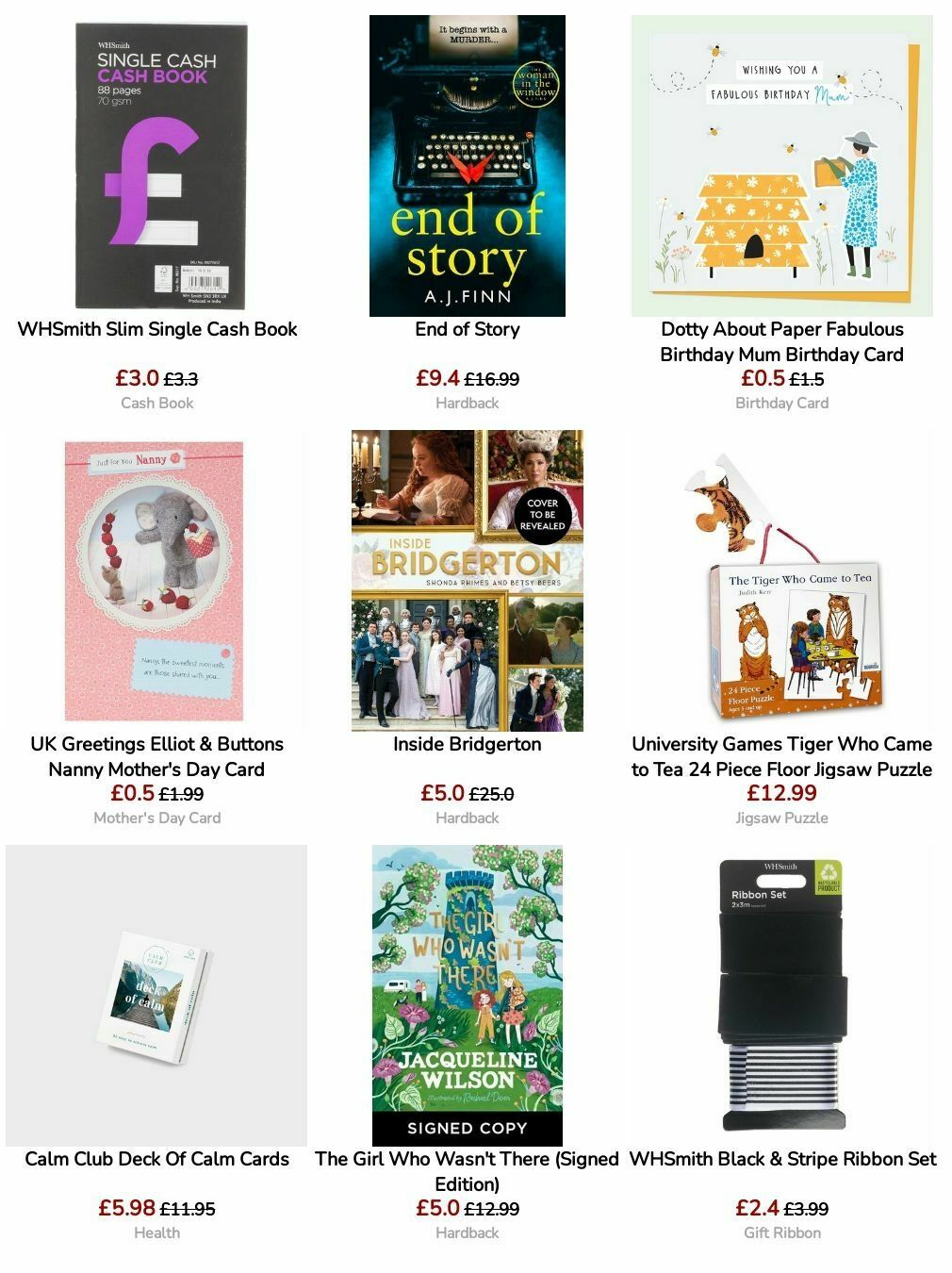 WHSmith Offers from 27 August