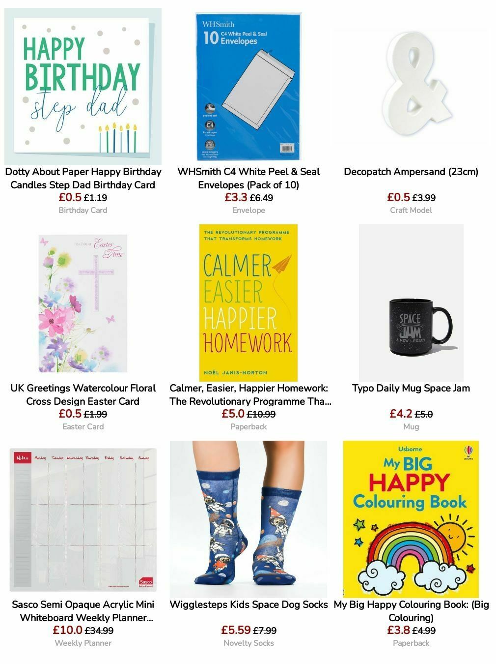 WHSmith Offers from 27 August